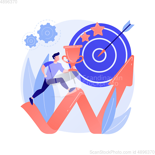 Image of Personal motivation vector concept metaphor