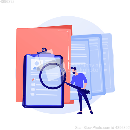 Image of Documentation management vector concept metaphor