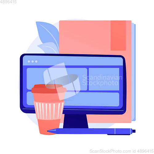 Image of Web design vector concept metaphor