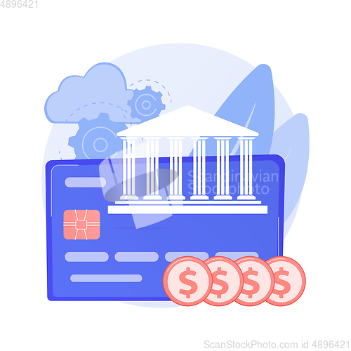 Image of Core banking vector concept metaphor