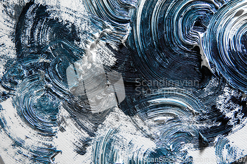 Image of Cream textured painting on seamless background, abstract artwork