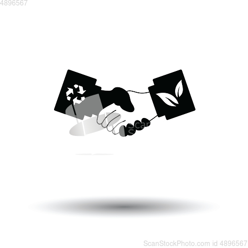 Image of Ecological handshakes icon
