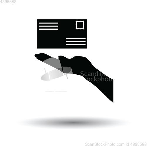 Image of Hand holding letter icon