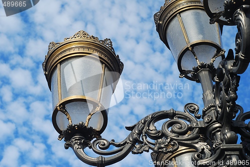 Image of A lamp post by the Liffy
