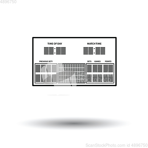 Image of Tennis scoreboard icon