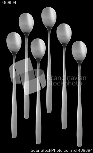 Image of six spoons