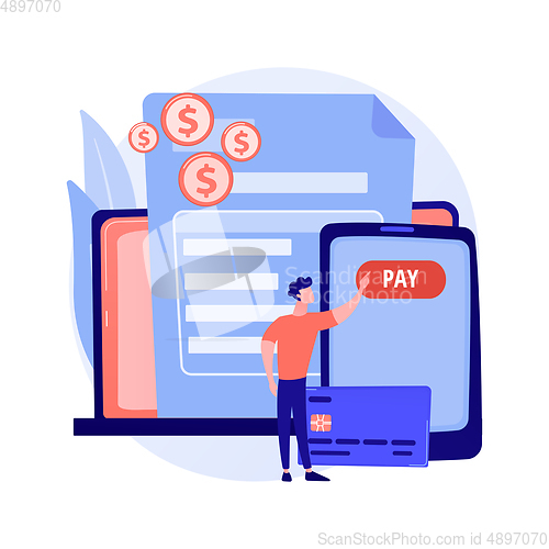 Image of Payment terms vector concept metaphor