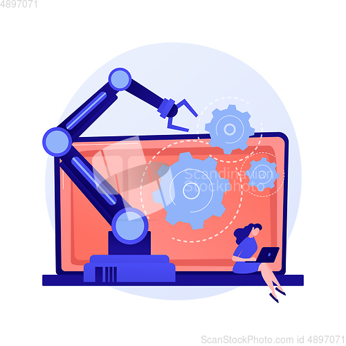 Image of Marketing automation system vector concept metaphor