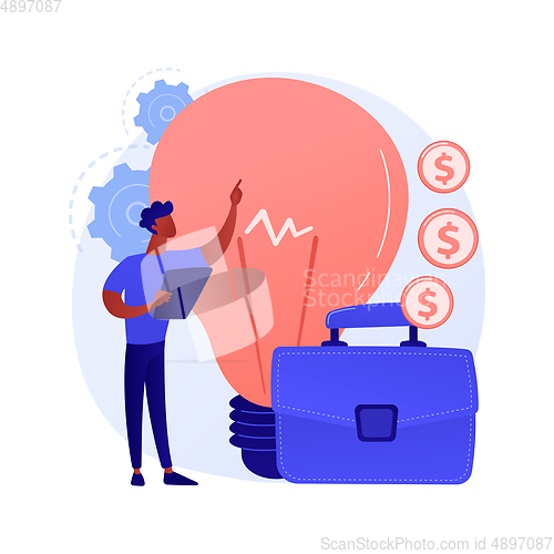 Image of New business idea vector concept metaphor