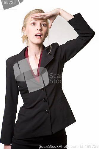 Image of Blond business woman