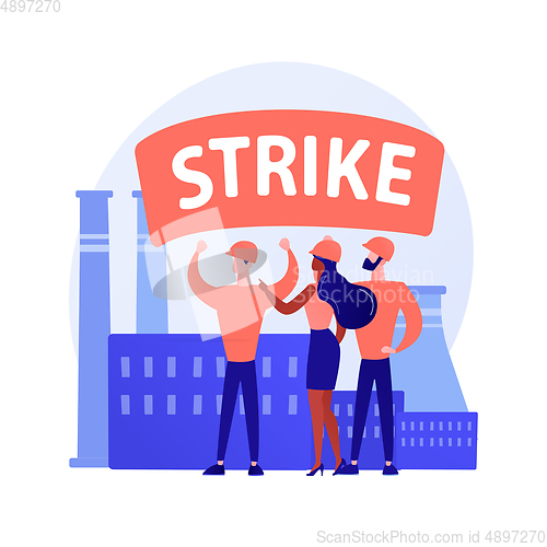 Image of Demonstration protest vector concept metaphor