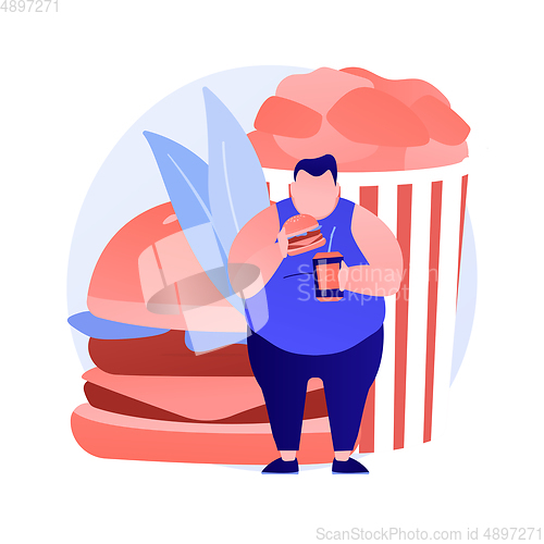 Image of Fast food vector concept metaphor