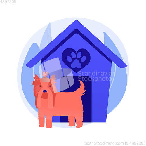 Image of Dogs friendly place vector concept metaphor