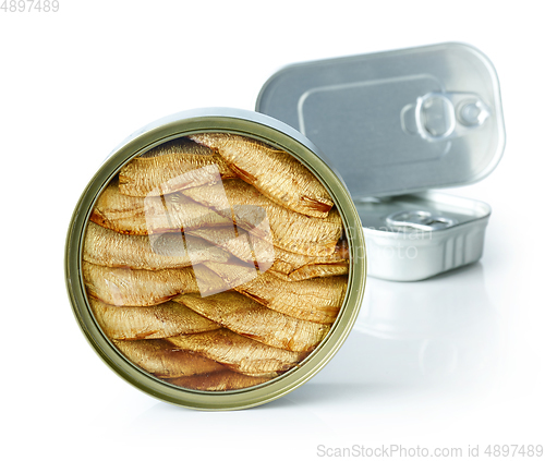 Image of canned sprats and sardines