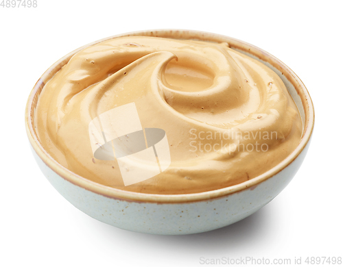 Image of bowl of whipped caramel coffee cream