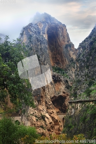 Image of Royal trail in Spanish mountains