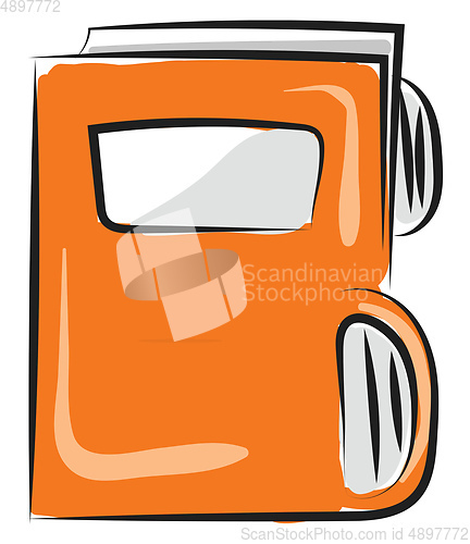 Image of Office files, vector or color illustration.