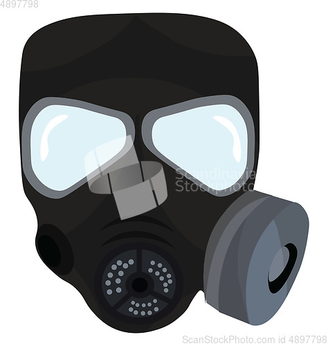 Image of Gas mask, vector or color illustration.