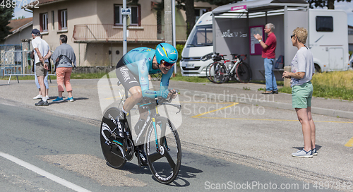 Image of The Cyclist Jakob Fuglsang - Criterium du Dauphine 2017