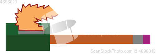 Image of Pencil sharpener, vector or color illustration.