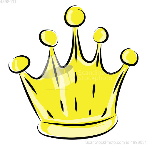 Image of Image of crown, vector or color illustration.