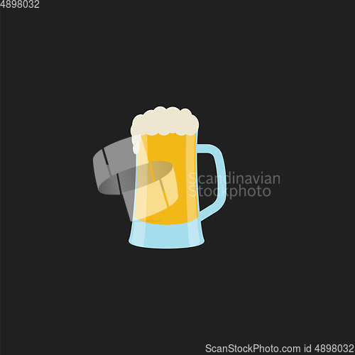 Image of Image of draft beer - draught or draft beer, vector or color ill
