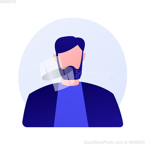 Image of Company employee ID photo vector concept metaphor