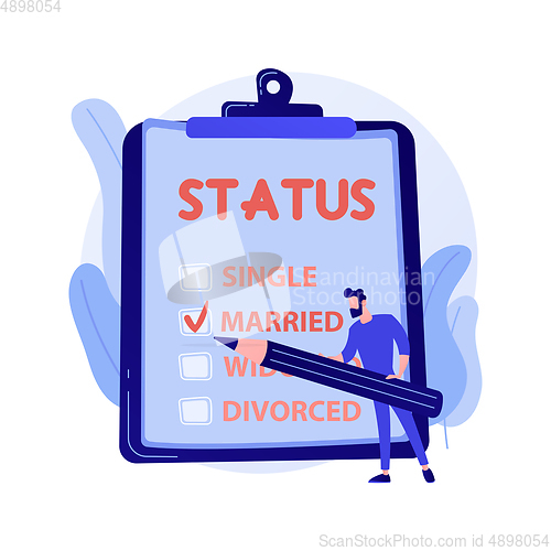 Image of Romantic relationship vector concept metaphor