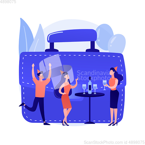 Image of Corporate party vector concept metaphor