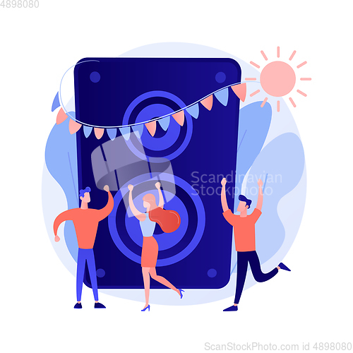 Image of Disco party vector concept metaphor