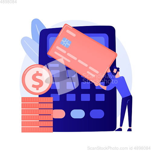 Image of Financial transactions vector concept metaphor