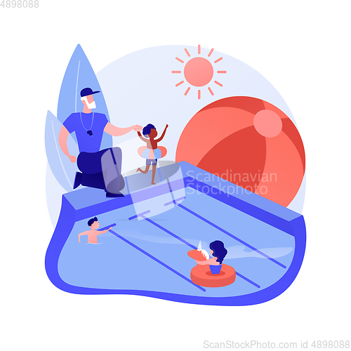 Image of Water recreation vector concept metaphor