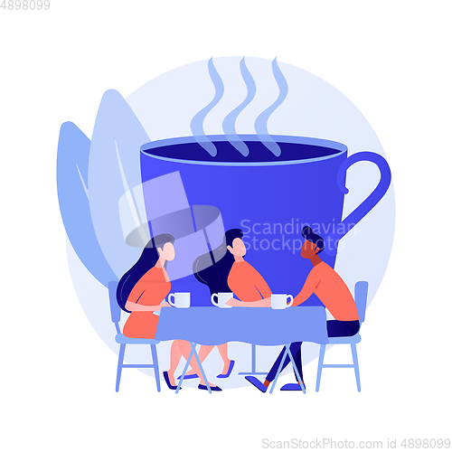 Image of Coffee break vector concept metaphor