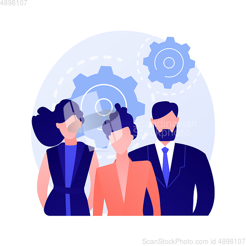 Image of Diverse people group vector concept metaphor