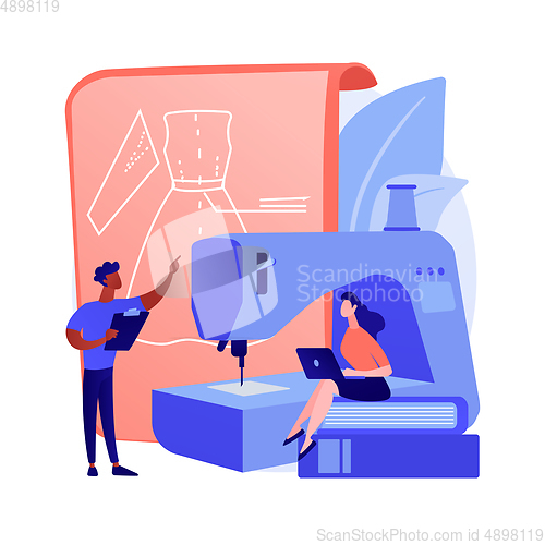 Image of Sewing classes vector concept metaphor