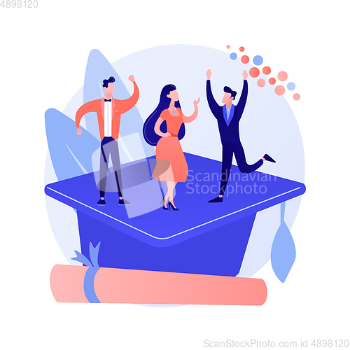 Image of Graduation party vector concept metaphor