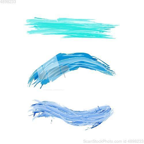 Image of Abstract isolated colorful vector watercolor stain. Element for paper design, ad