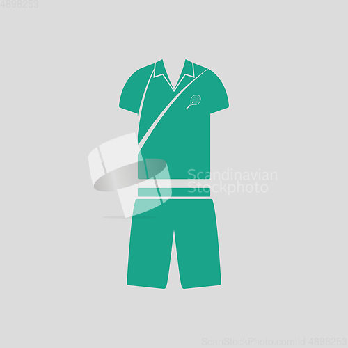 Image of Tennis man uniform icon