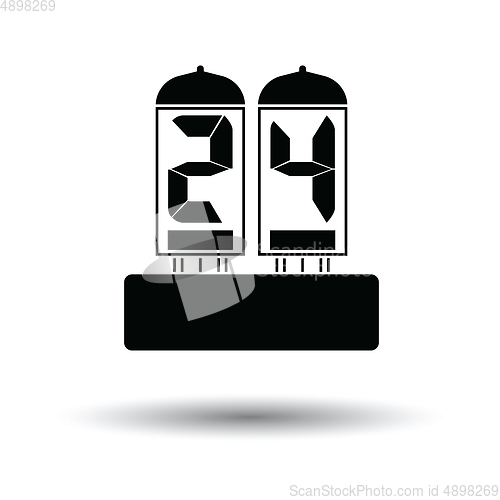 Image of Electric numeral lamp icon