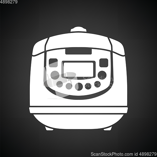 Image of Kitchen multicooker machine icon