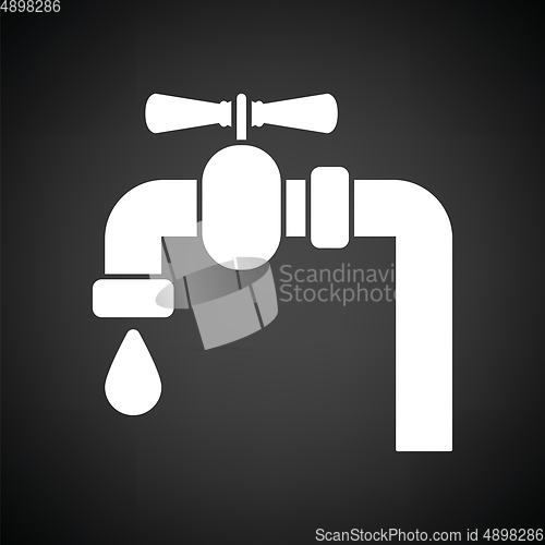 Image of Icon of  pipe with valve