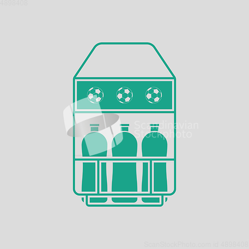 Image of Soccer field bottle container  icon