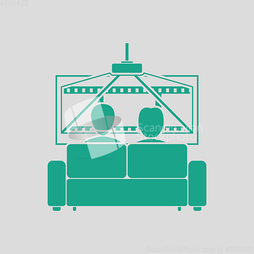 Image of Cinema sofa icon