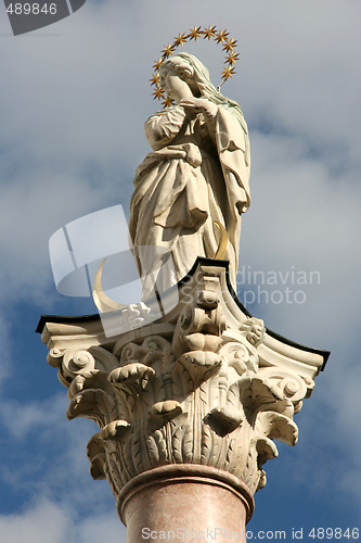 Image of Our Lady column