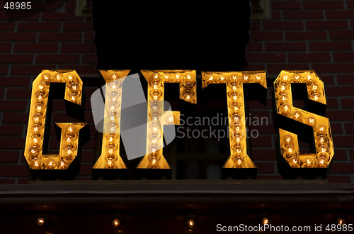 Image of Gifts neon sign