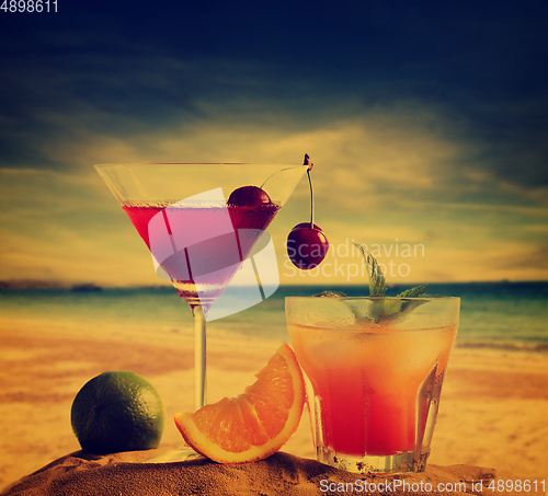 Image of Cocktails on the beach