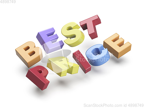 Image of Best price promo text