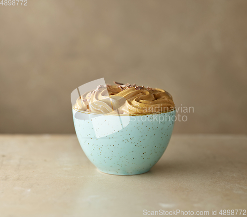 Image of whipped caramel and coffee cream dessert