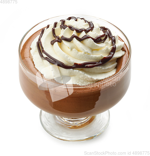 Image of chocolate mousse dessert