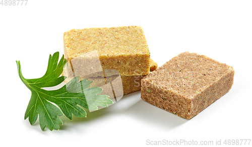 Image of various instant broth cubes